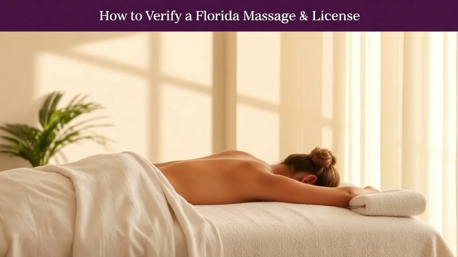 How to Verify a Florida Massage License (and Why It Matters)