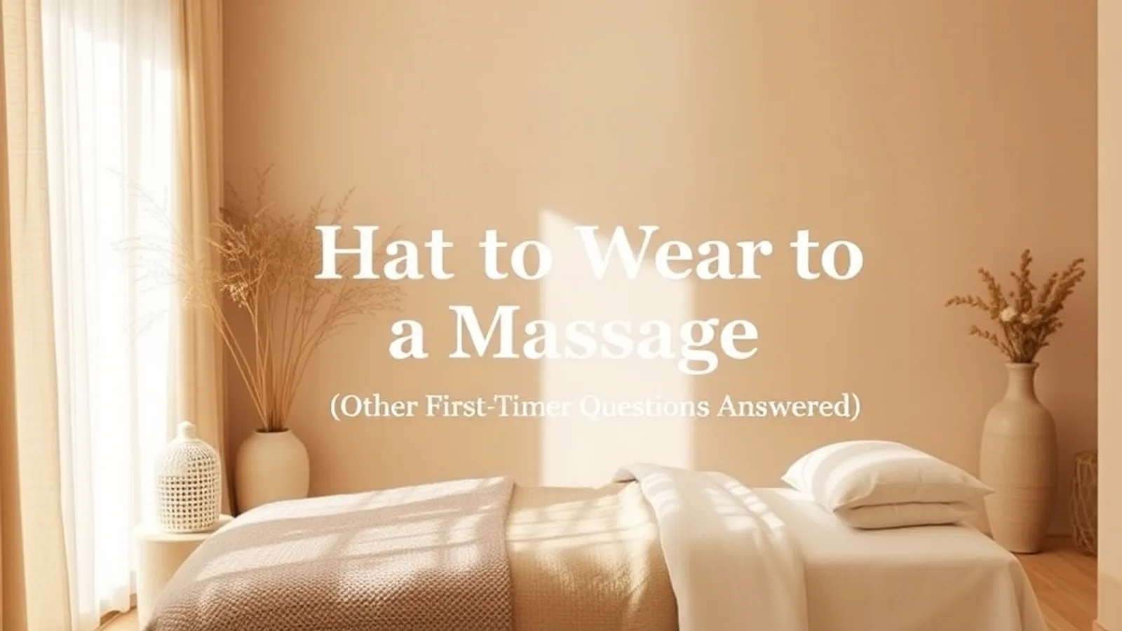 What to Wear to a Massage (and Other First-Timer Questions Answered)